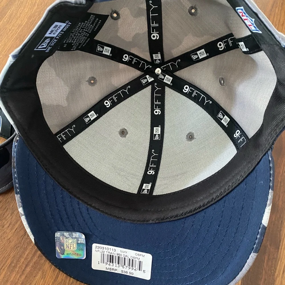 Dallas Cowboys Training Camp Hat and visor New Era official - Picture 3 of 6